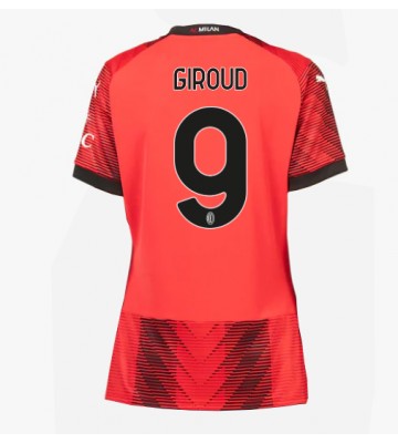 AC Milan Olivier Giroud #9 Hemmatröja Dam 2023-24 Kortärmad